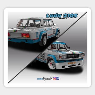 Lada 2105 Group 2 Sticker